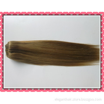 Premium Quality 100% Human Hair Weave Real Remy Hair Extension Clip-in Hair Extensions 20" Piano Color P8/22# 8PCS /Set